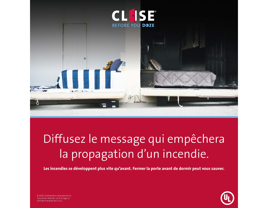 Close Before You Doze - Instagram Graphics (French)