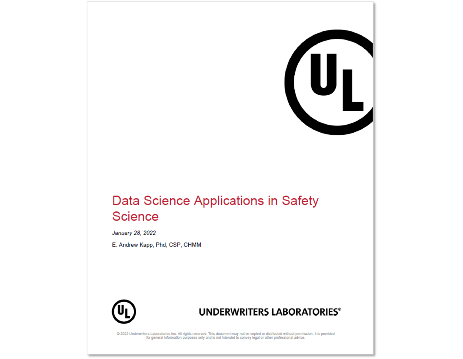 Data Science Applications in Safety Science